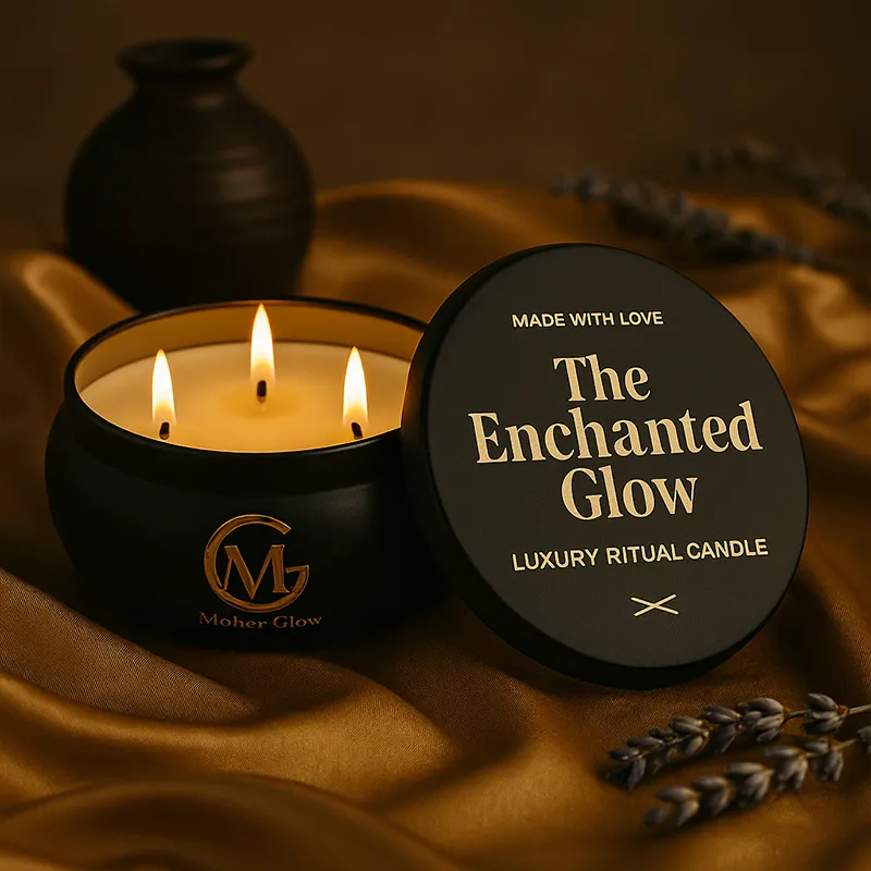 The Enchanted Glow – The Mystery Ritual Candle & Sensory Experience
