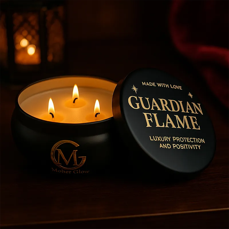 Guardian Flame – Luxury Protection & Positivity Candle with Daily Guided Audio Ritual