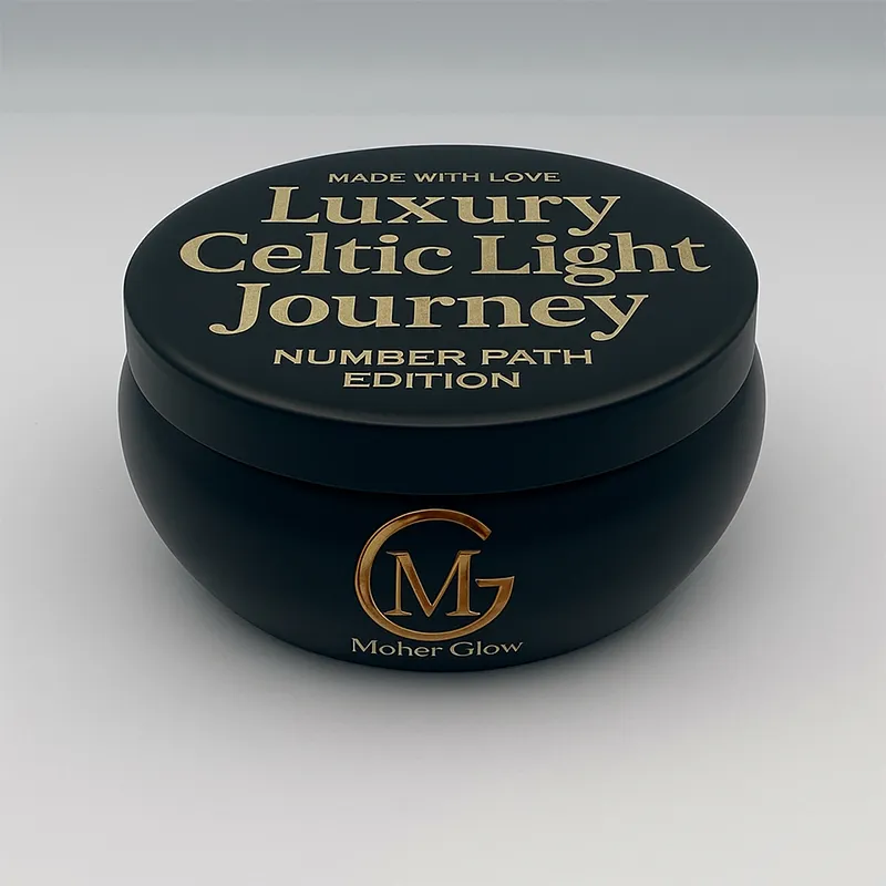 Luxury Celtic Light Journey – The Number Path Ritual Candle & Audio Experience