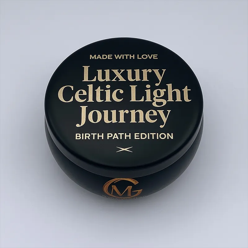 Luxury Celtic Light Journey – The Birth Month Ritual Candle & Audio Experience