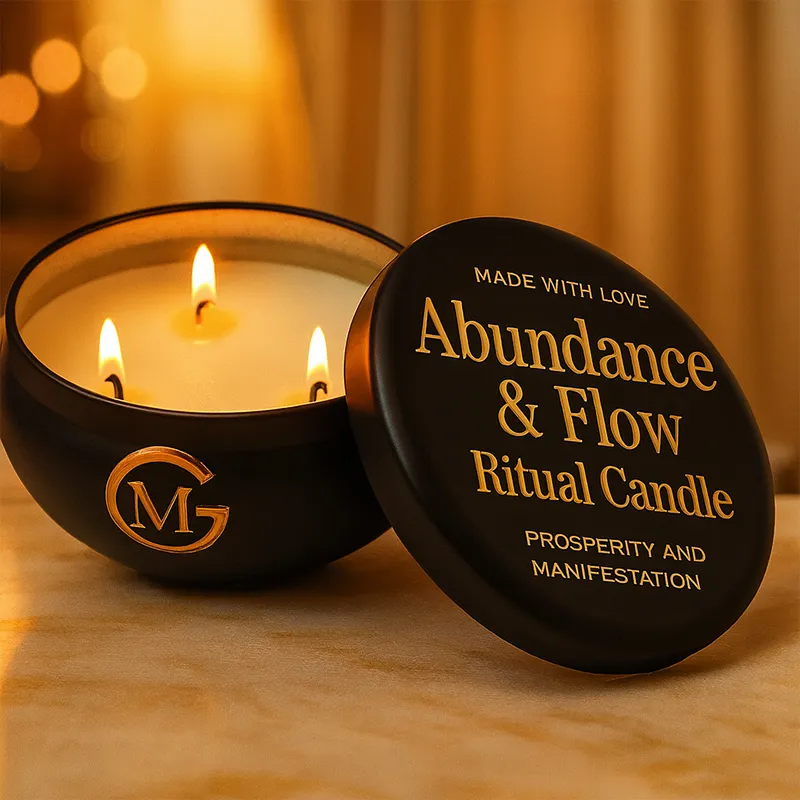 Abundance & Flow Ritual Candle for Prosperity and Manifestation