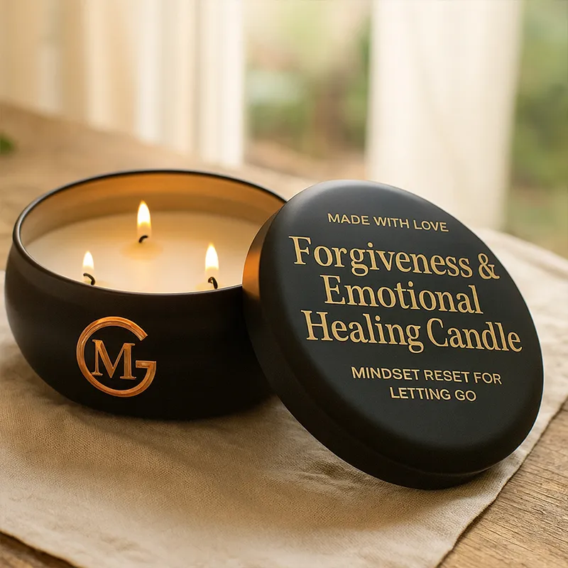 Forgiveness & Emotional Healing Ritual Candle – Guided Mindset Reset for Letting Go