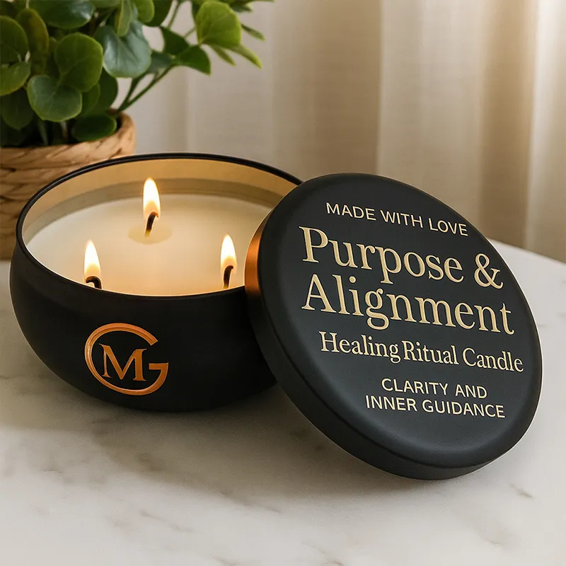 Purpose & Alignment Healing Ritual Candle for Clarity and Inner Guidance