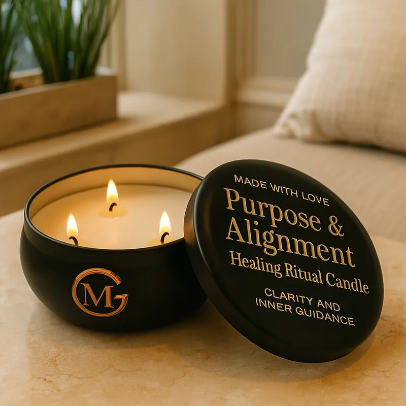 Purpose & Alignment Healing Ritual Candle for Clarity and Inner Guidance